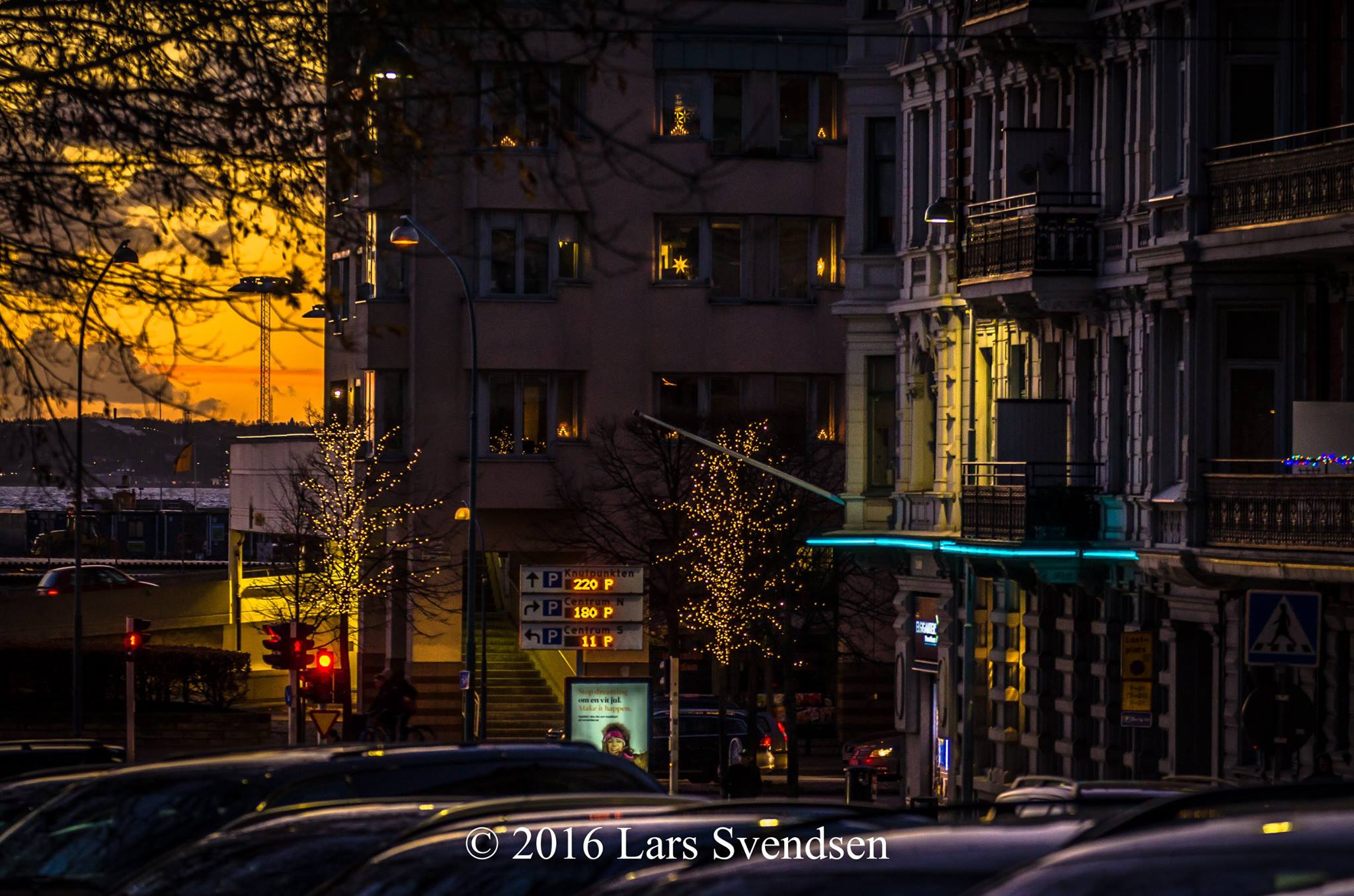 Julskyltning i Lars Svendsen Fotografier